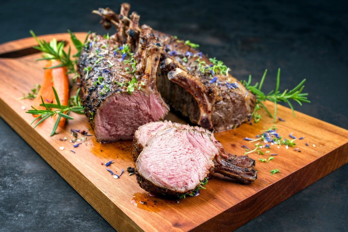 Cow Meat Rack Rack of Lamb – Sonoma Mountain Beef Company