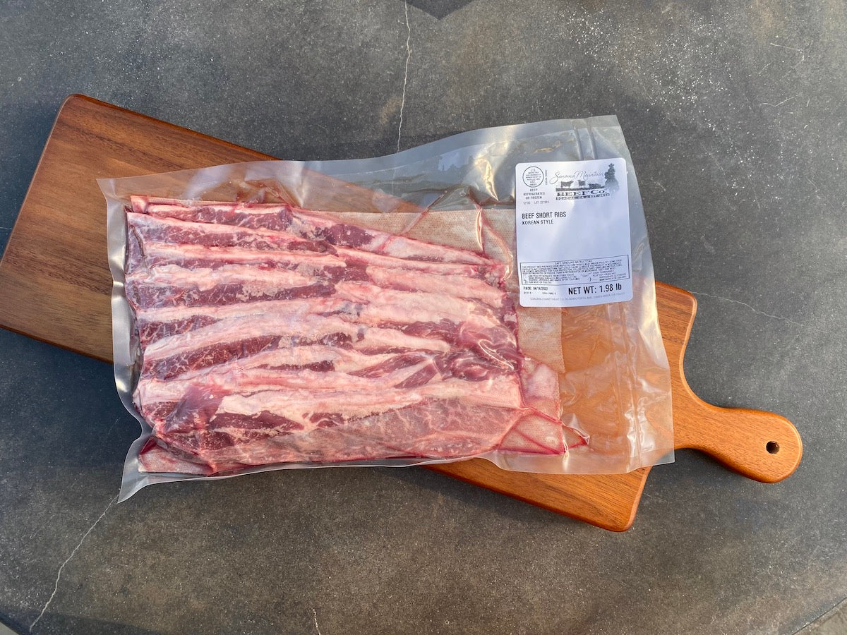 Korean Short Ribs – Sonoma Mountain Beef Company